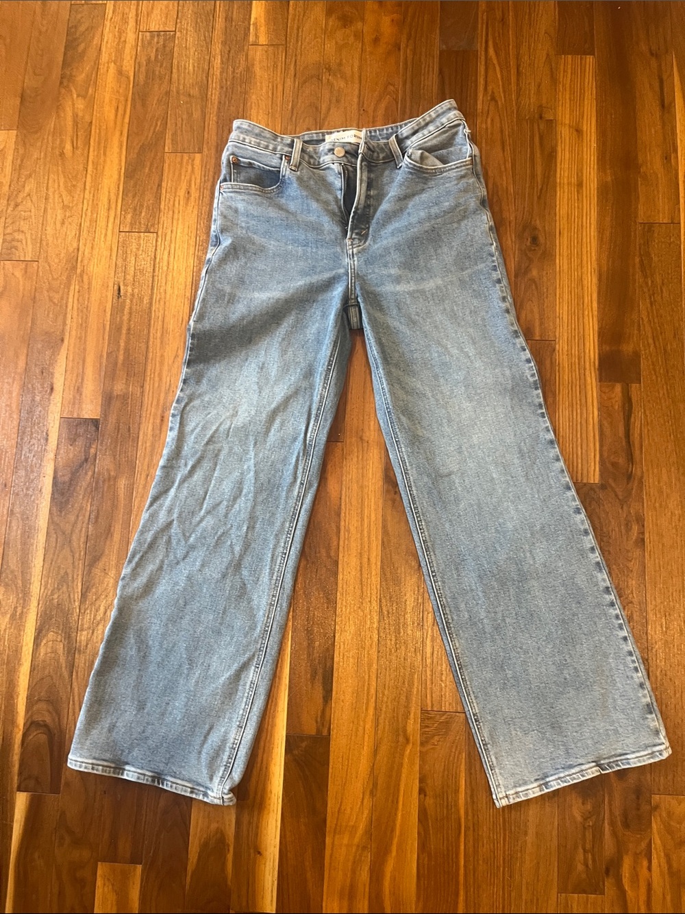 Light Blue Women’s Straight-Leg Jeans